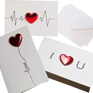 3-Pack Verjaardagskaarten met envelop | Liefde Wenskaarten