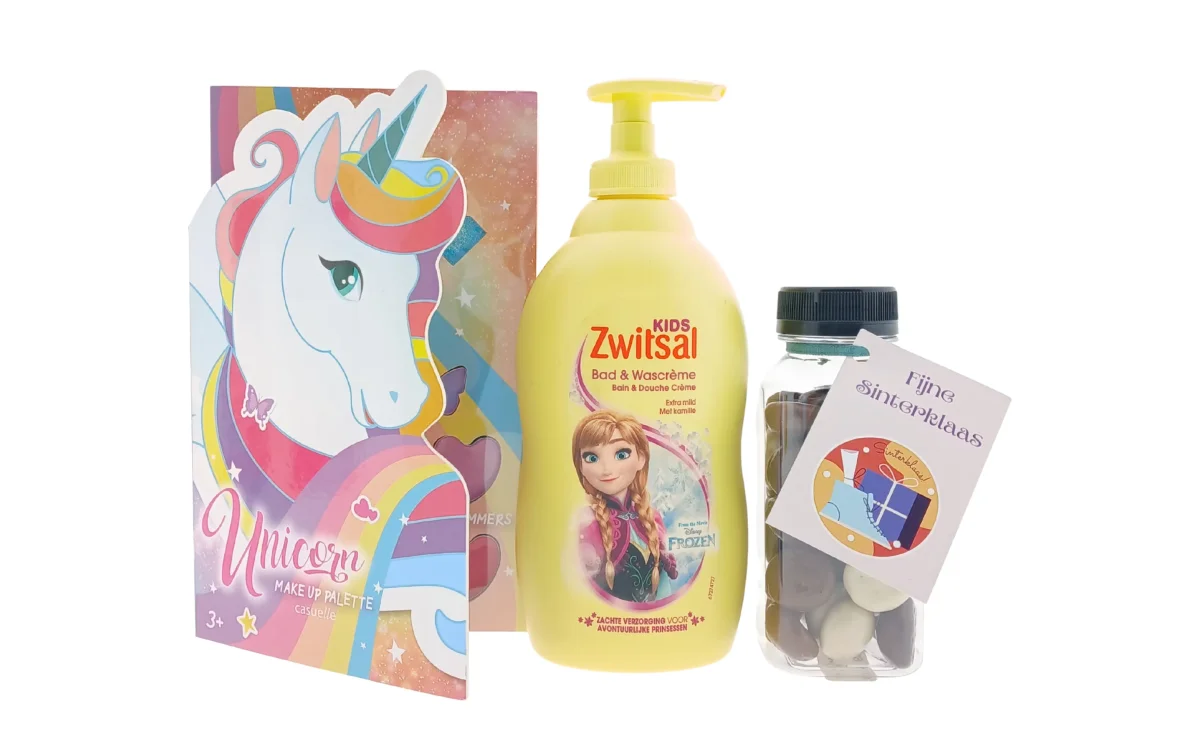 Zwitsal Girls Cadeauset Unicorn Make-Up Palette en Kruidnoten - Sinterklaas - Afbeelding 2